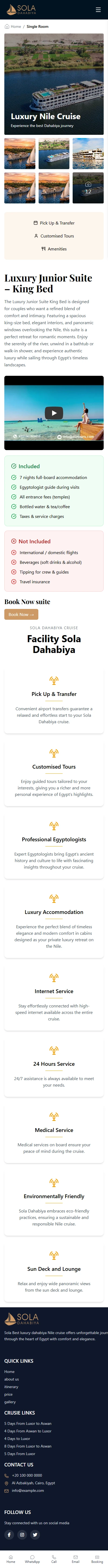 سولا دهبية - رحلات النايل كروز الفاخرة mobile